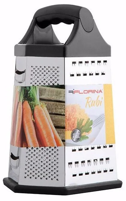 Razatoare hexagonala Florina Ruby, inox, 22 cm