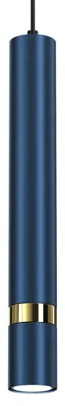 Lustră suspendată pe cablu JOKER 1xGU10/25W/230V, albastru/auriu