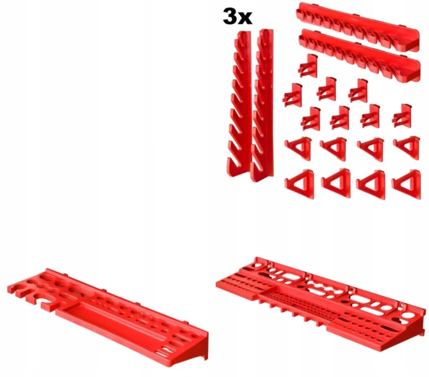 Perete pentru unelte 172x78cm + 53 cutii