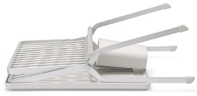Uscаtor de vase pliabil Brabantia SinkSide 1004154, Suport pentru ustensile, Rezistent la coroziune, Gri deschis