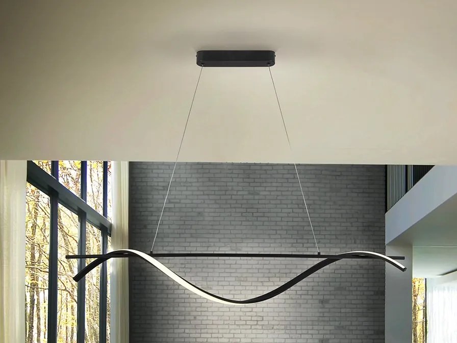 Lustra LED suspendata design modern Boa
