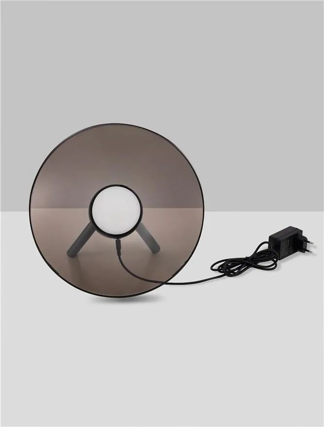 Lampa LED design ambiental Esti maro inchis