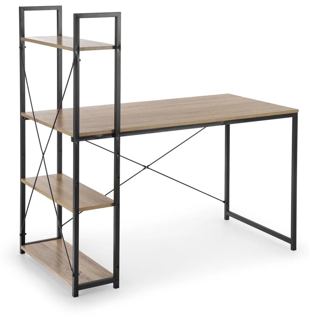 Birou Narvik B-1 Negru - L120 x l64 x H120 cm