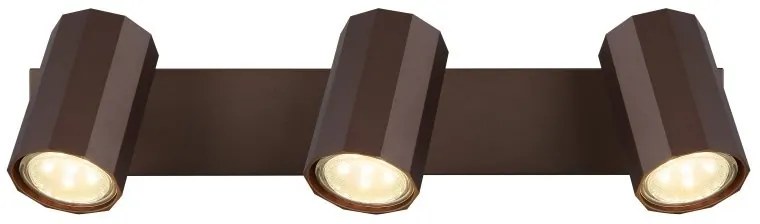 Plafoniera cu 3 Spoturi directionabile JAMES bronz