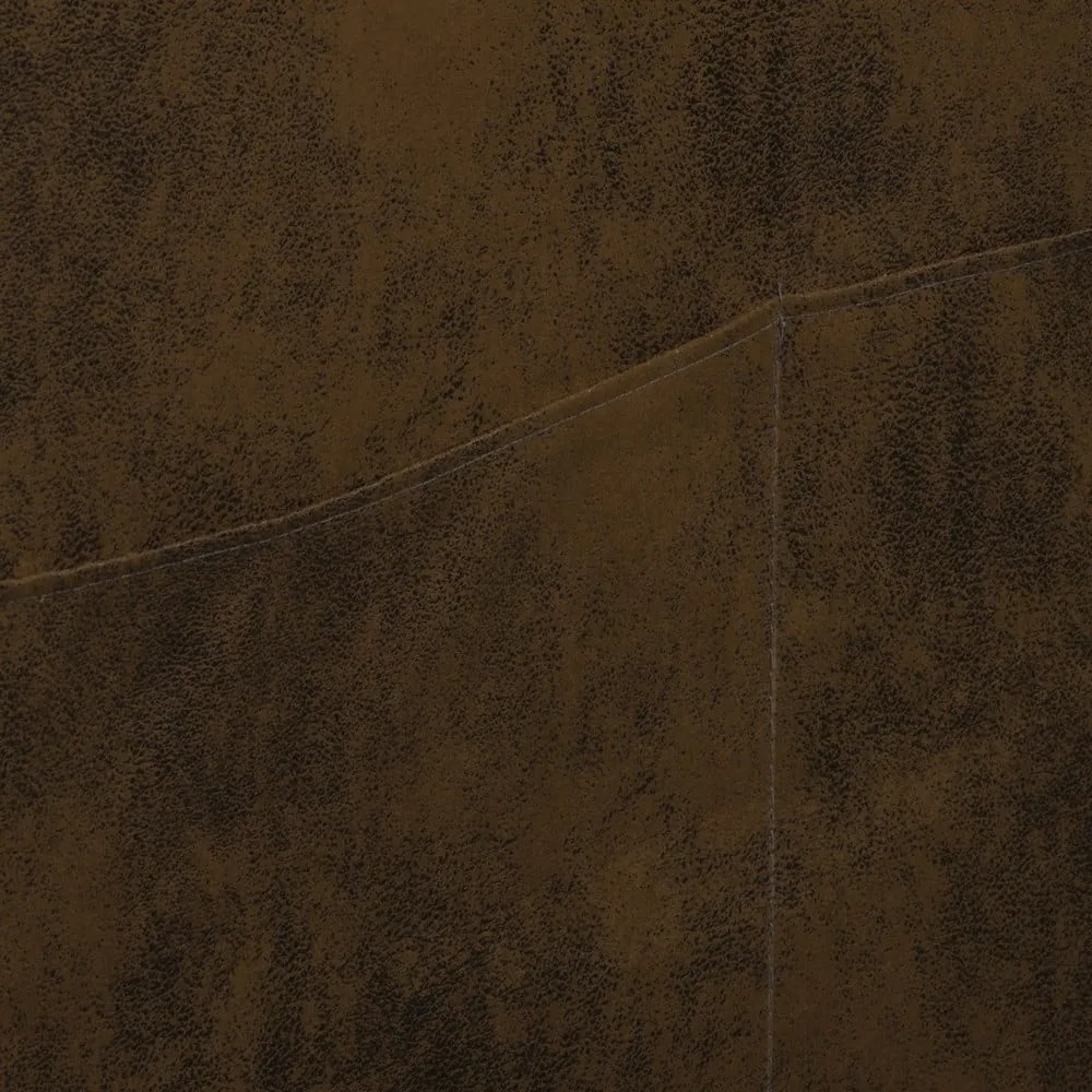 Fotoliu maro cu tapițerie din imitație de piele Lofty Lilly – Miuform