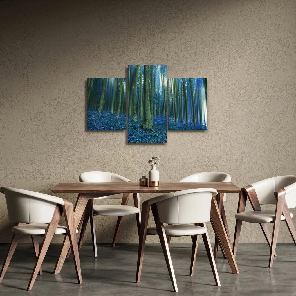 Tablou - Pădure albastră (90x60 cm)