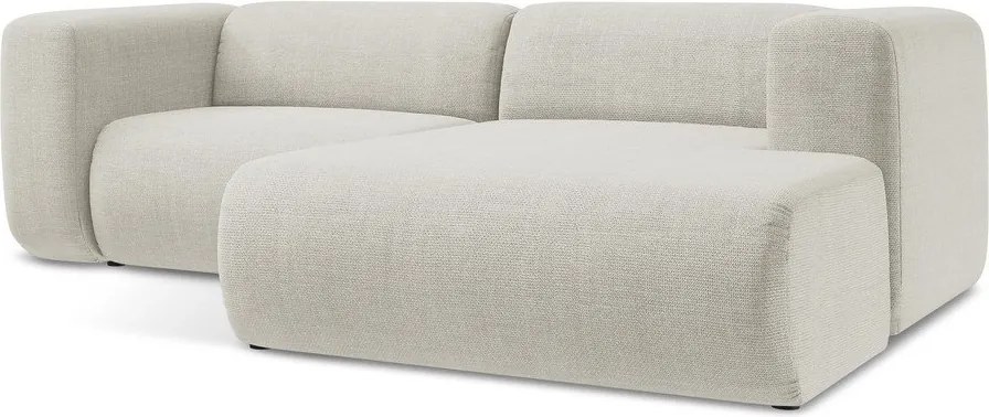 Colțar bej (cu colț pe partea dreaptă/cu șezlong) Ekahi – Makamii