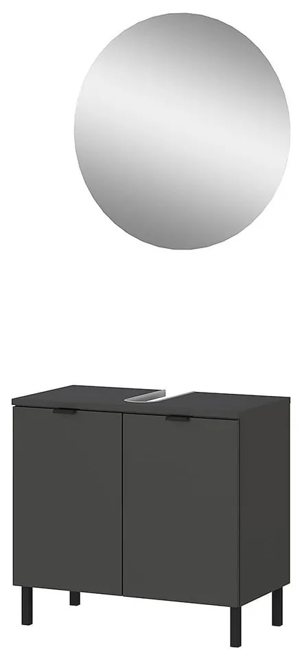 Set mobilă de baie gri antracit Arcena – Germania