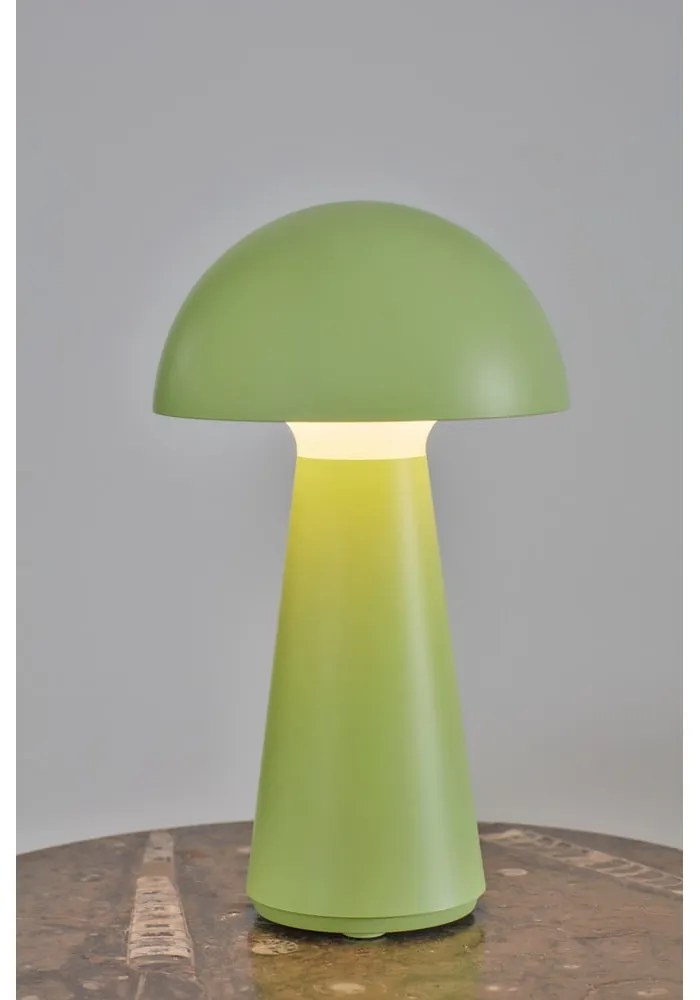 Veioză verde LED cu control prin telecomandă (înălțime 28 cm) Sam – Sirius