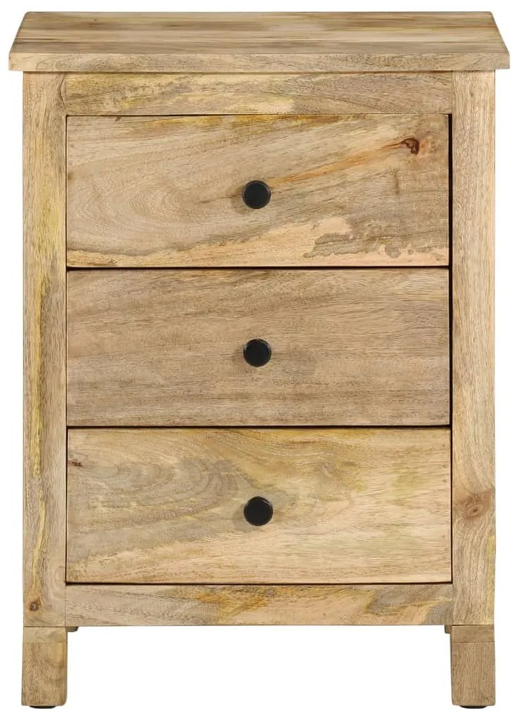 351677 vidaXL Noptieră, 45x35x60 cm, lemn masiv de mango