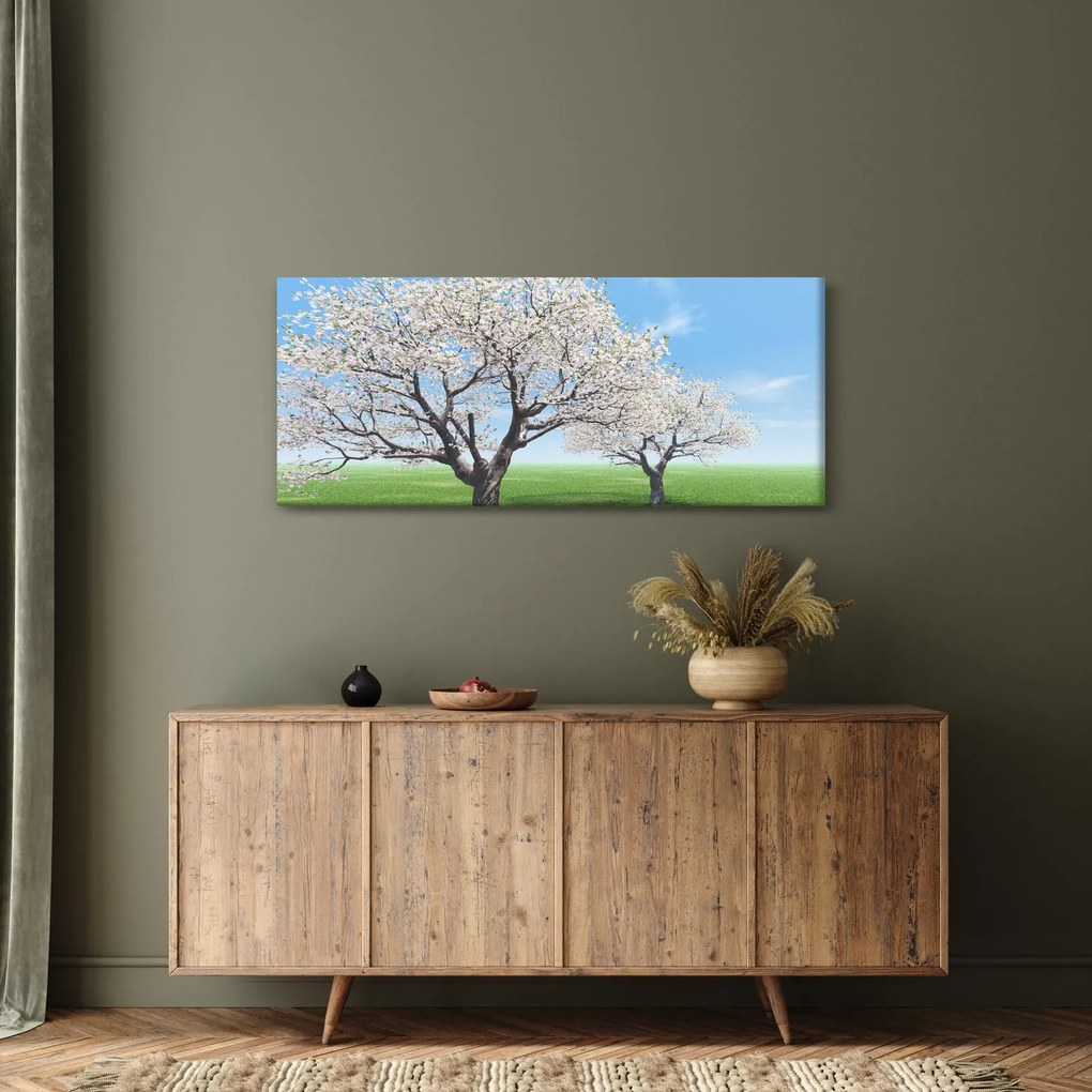Tablou cu copaci (120x50 cm)