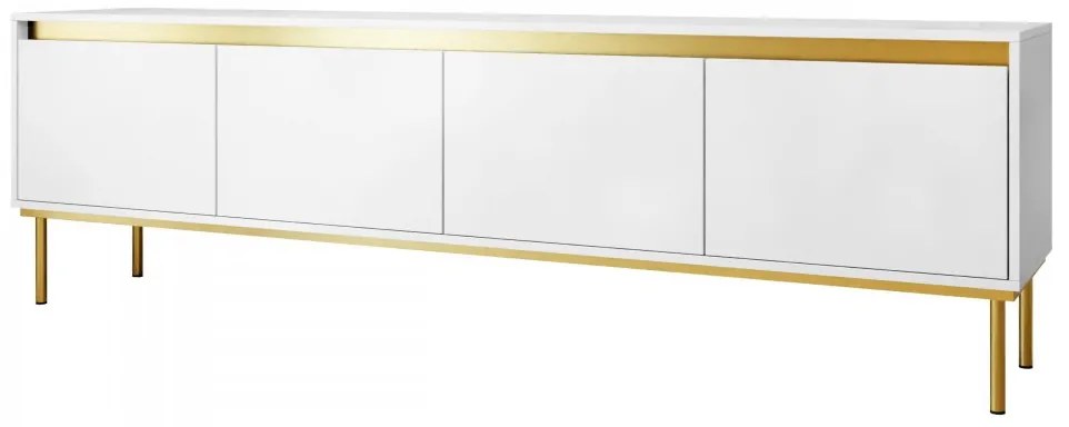 Dulap TV Gelean 4D (Alb + auriu) . Promo -17%. 1106218