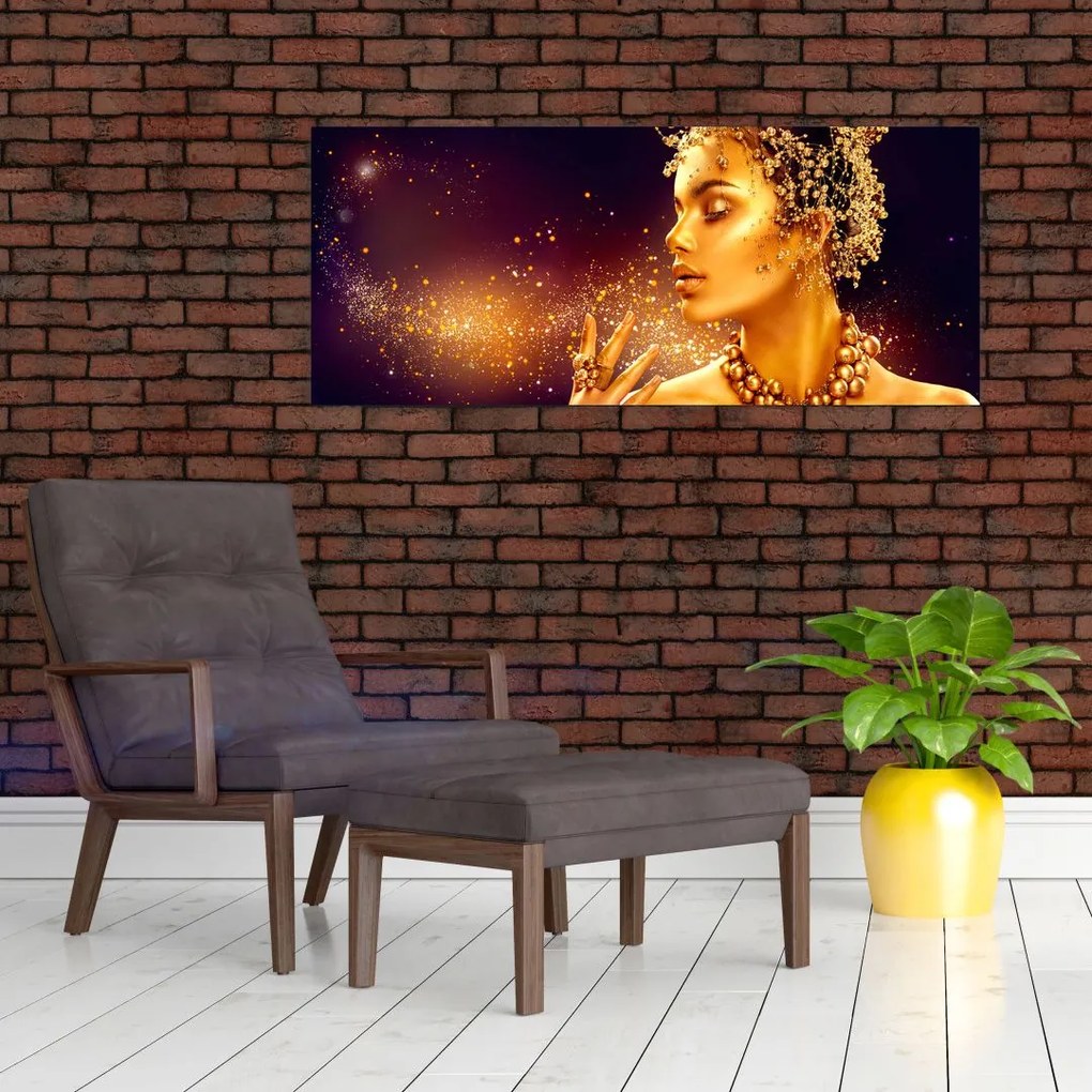 Tablou - Regina de aur (120x50 cm)