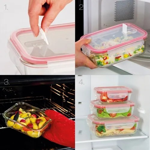Caserolă Tescoma FRESHBOX GLASS, 1 l, 1 l