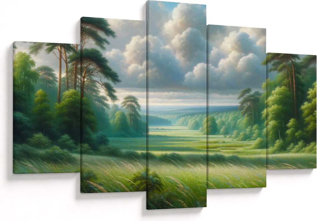 Tablou - Peisaj verde (150x105 cm)
