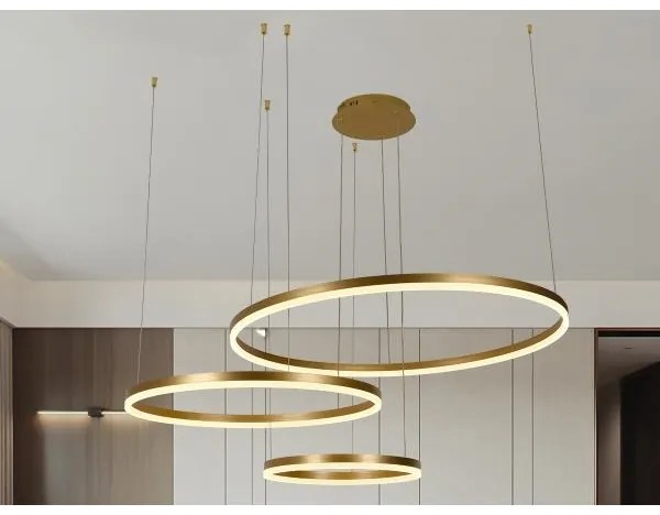 Lustră LED dimabilă pe cablu LED/125W/230V 3000-6500K + telecomandă