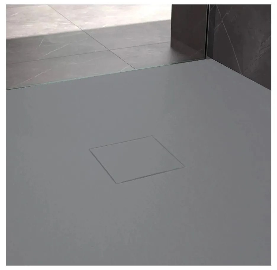 Rea Magnum Grey cadita de dus patrata x90 cm gri REA-K4106