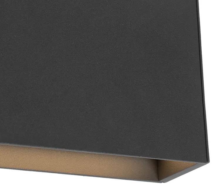 Aplică modernă antracit cu LED inclus IP54 - Spector