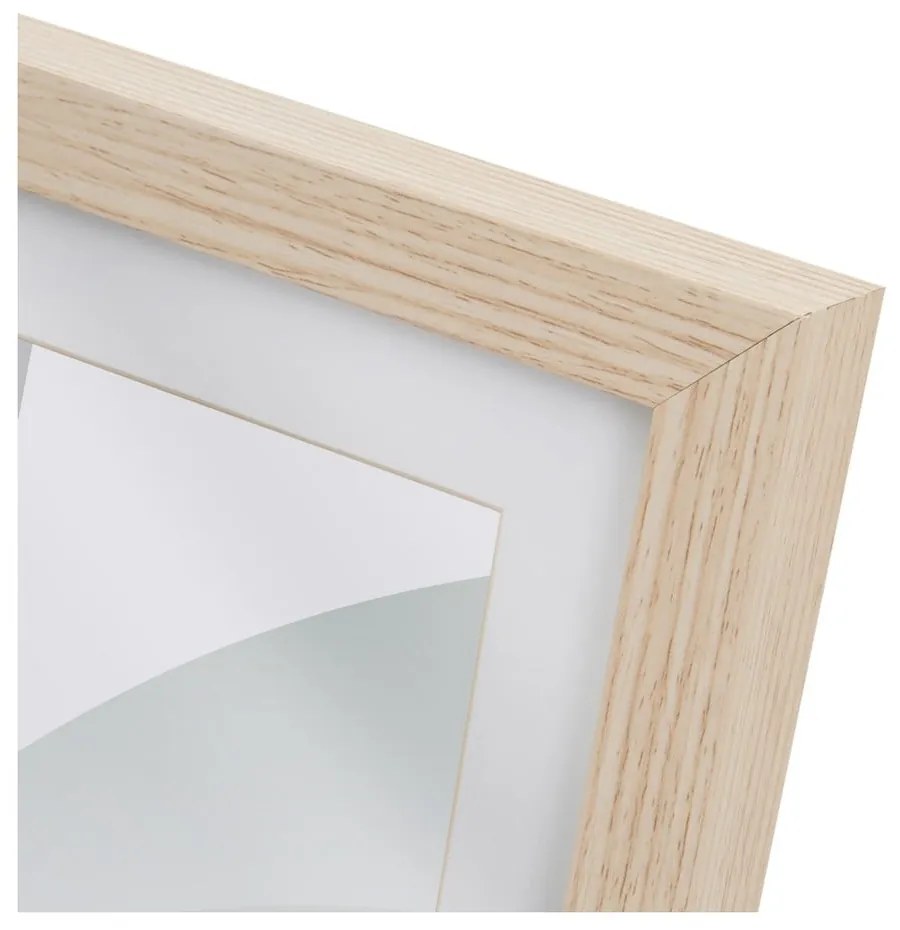 Ramă foto în culoare naturală cu picior de susținere, de agățat 17,5x22,5 cm Sencillo – Casa Selección