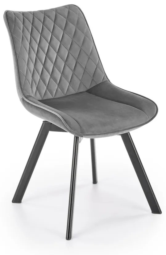Scaun K520 velvet gri