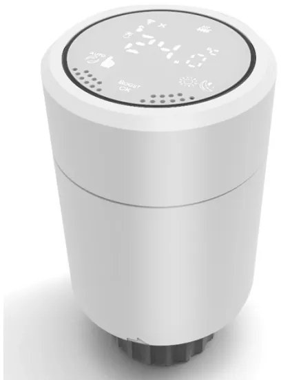 SET 4x cap termostatic Immax NEO 07732C + BRIDGE PRO v3 2xAA/3V Wi-Fi Tuya