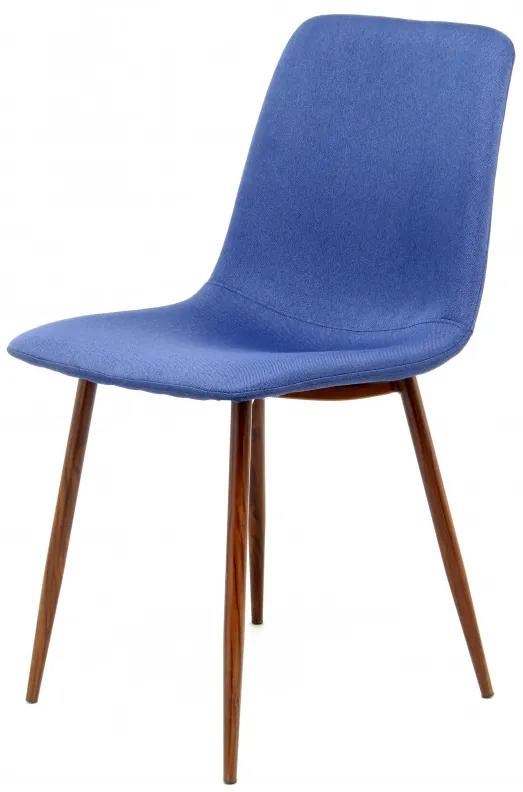 Set 2 scaune tapitate Maggie albastre