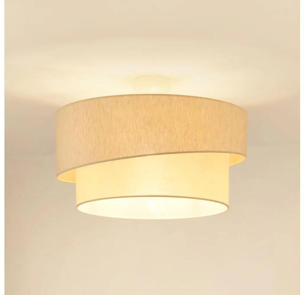 Lustră aplicată Brilagi SHINE 1xE27/15W/230V d. 50 cm crem