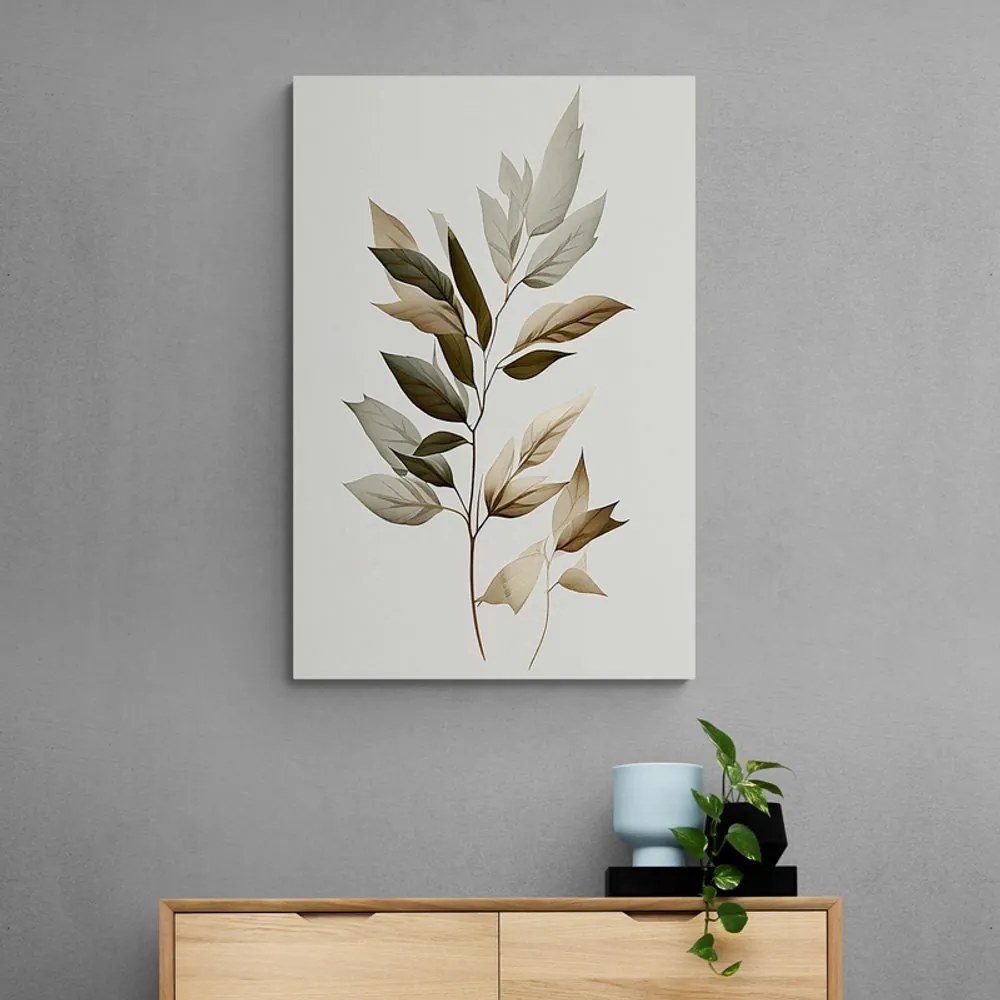Tablou frunze minimaliste de lux