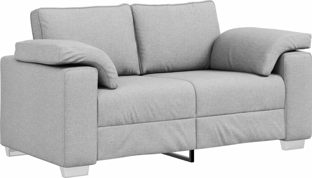 vidaXL Canapea Gri nori 160 x 80 x 82 cm țesătură