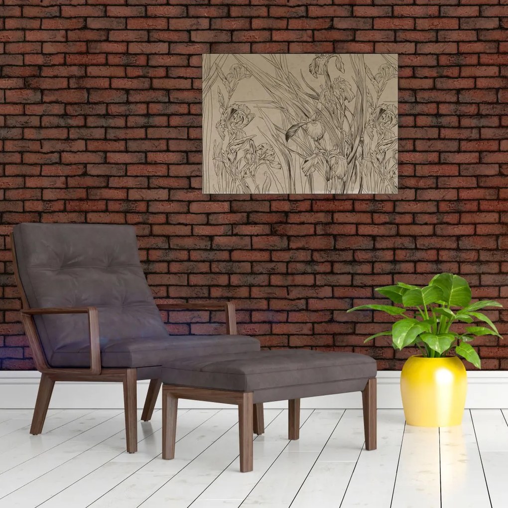 Tablou - Contururile plantelor (70x50 cm)