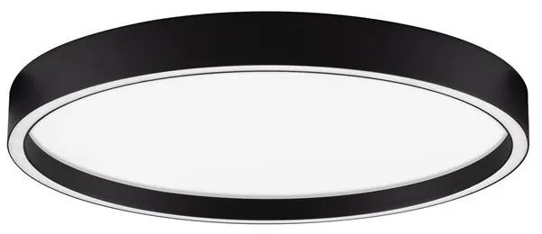 Plafoniera LED design slim ISTOS negru D-50cm