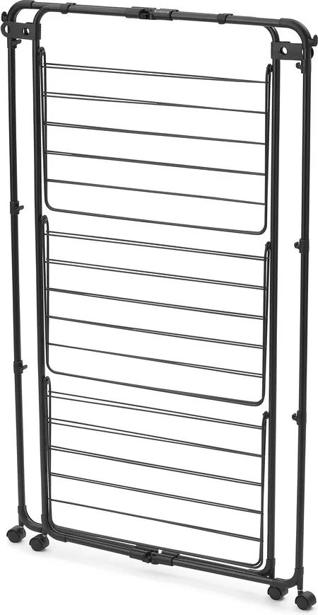 Uscător de rufe negru mat 23 m HangOn Tower – Brabantia