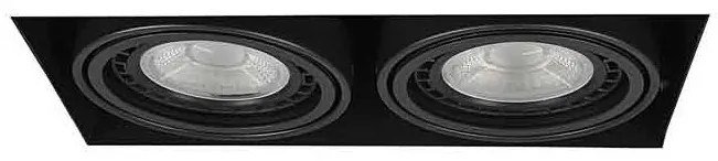 Spot incastrabil directionabil tavan/plafon NOVA GIPS 2 negru