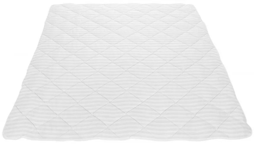 Pilota Alcam damasc white line, toamna / iarna, bambus, 140x200 cm