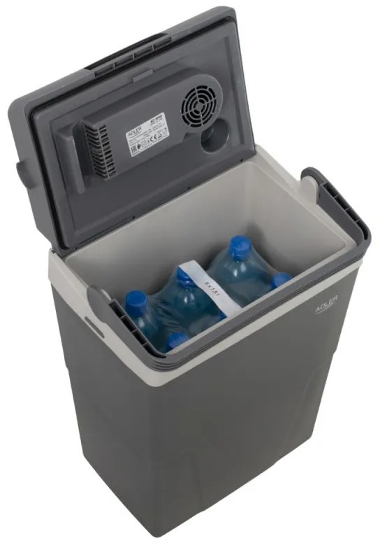 Lada frigorificа Adler AD 8094, 22 L, 45/55 W, 12V/220V, Clasa climatica ST, Izolatie speciala C5H10, Gri
