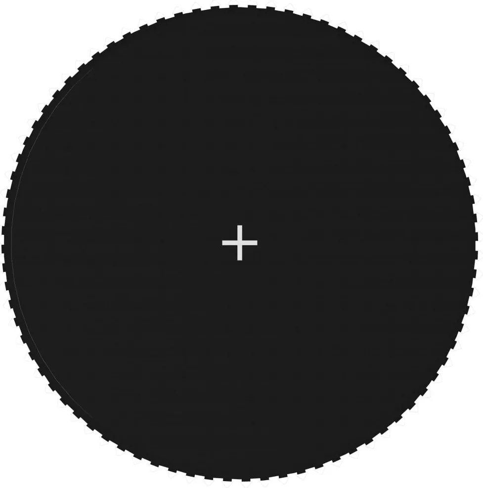 vidaXL Podea din pânză pentru trambulină rotundă de 4,27 m, negru