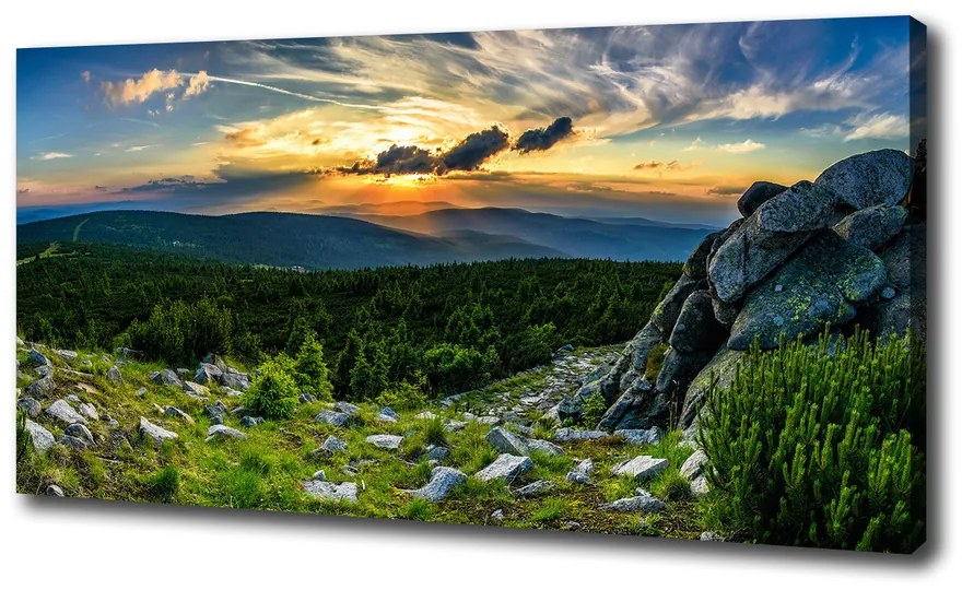 Print pe pânză Panorama de munte