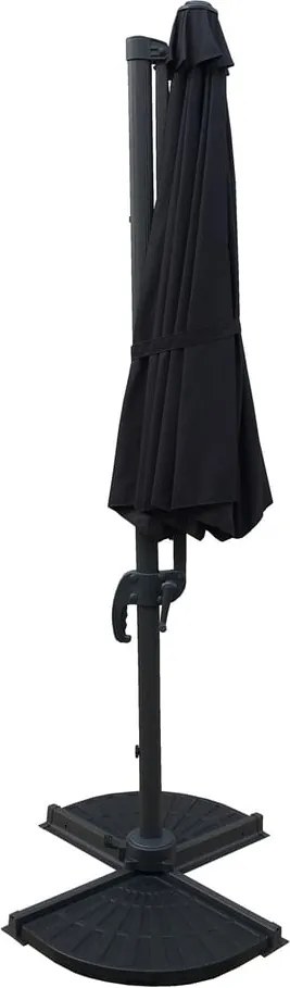 Umbrelă de soare gri 300x300 cm Deluxe – Garden Pleasure