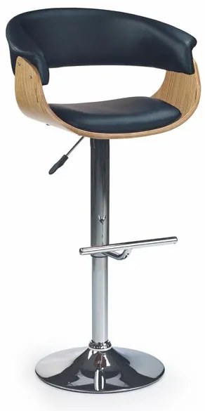 Scaun de bar H45 negru