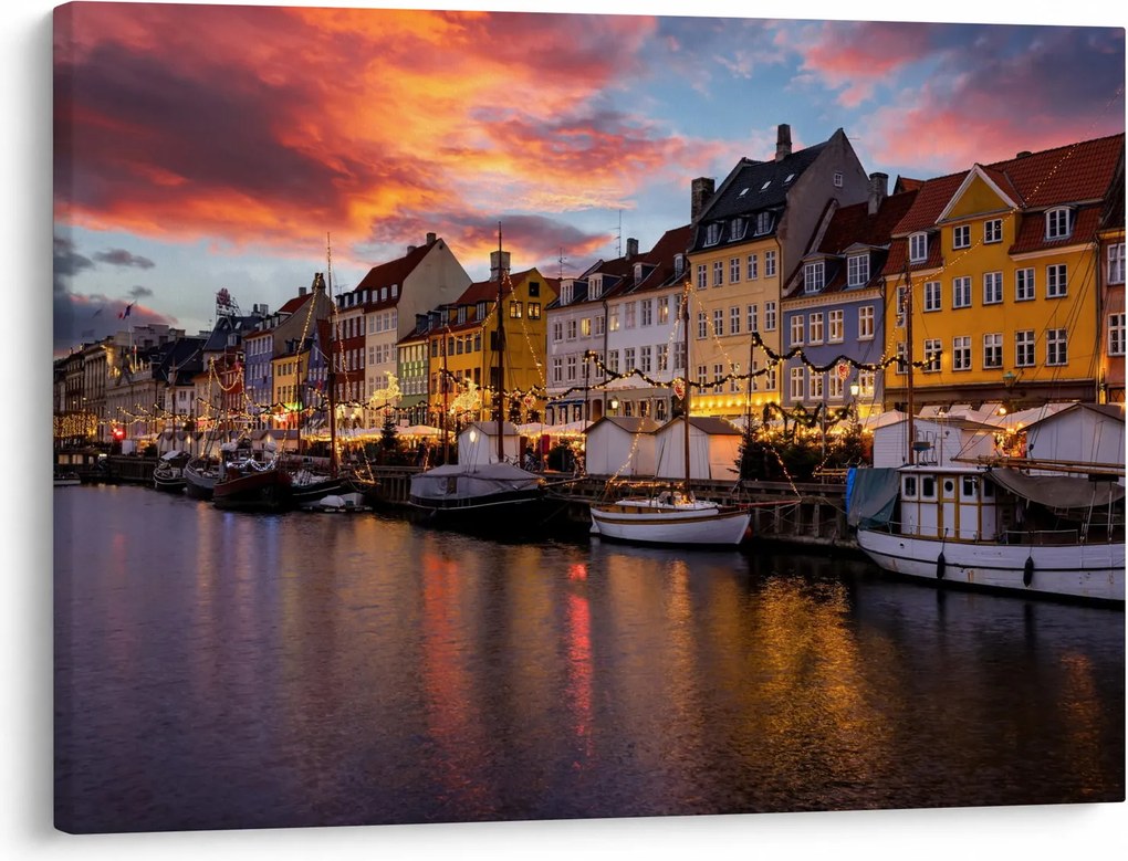 Tablou - Nyhavn, Copenhaga (70x50 cm)