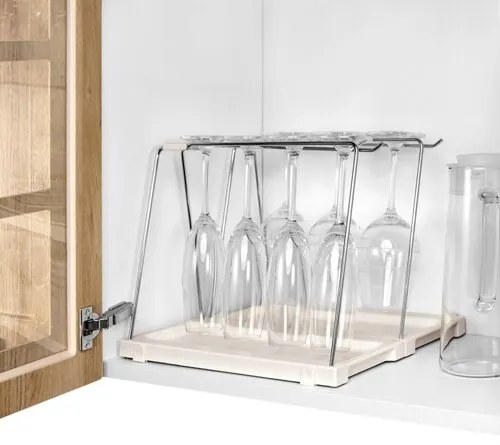 Tescoma Suport pentru pahare de vin cu scurgătorFlexiSPACE, 33 x 14,8 cm