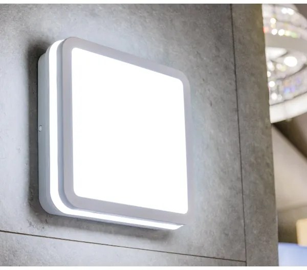 Plafonieră LED de exterior Kanlux 38782 BENO LED/24/30W/230V 3000/3500/4000K IP65 alb
