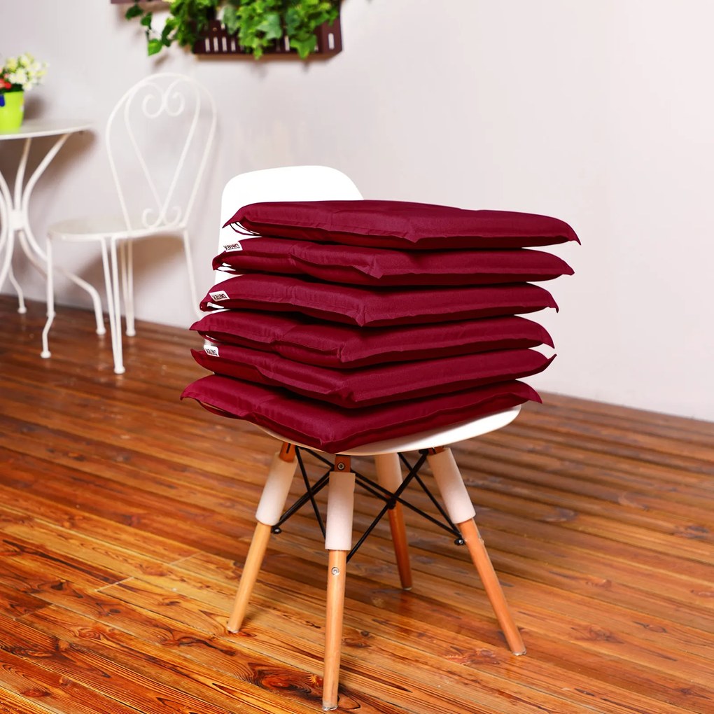 Deuba 6 perne Boston 43x39x5cm - rosu
