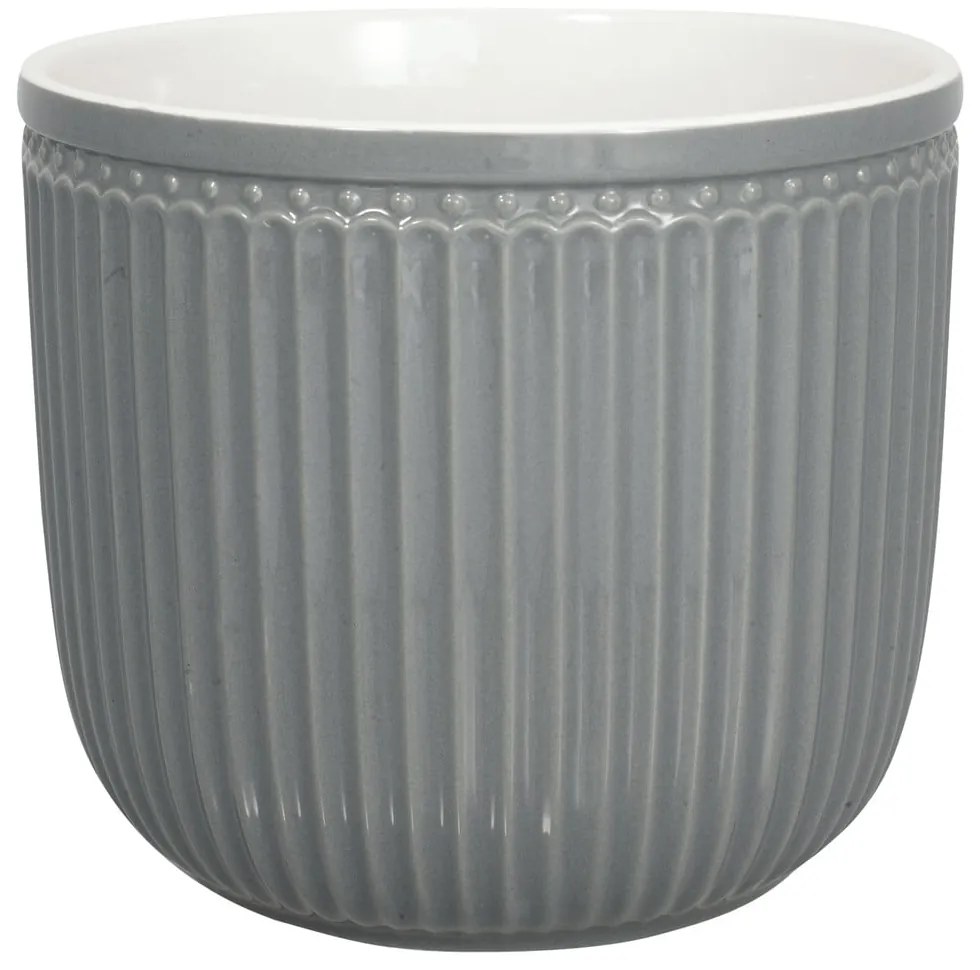 Ghiveci din ceramică Green Gate Alice, ø 14 cm, gri