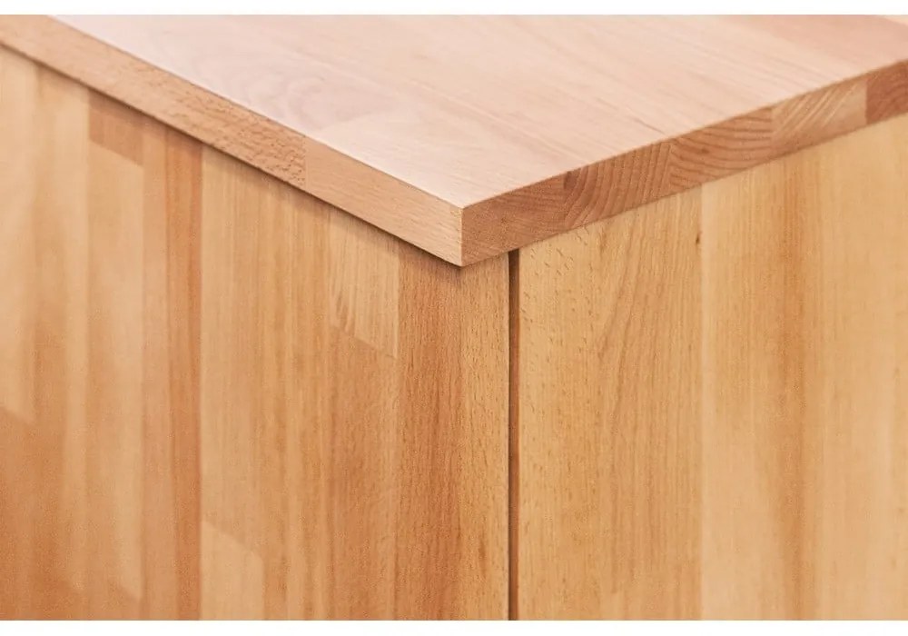 Dulap din lemn de fag 135x206 cm Vento 3 - The Beds