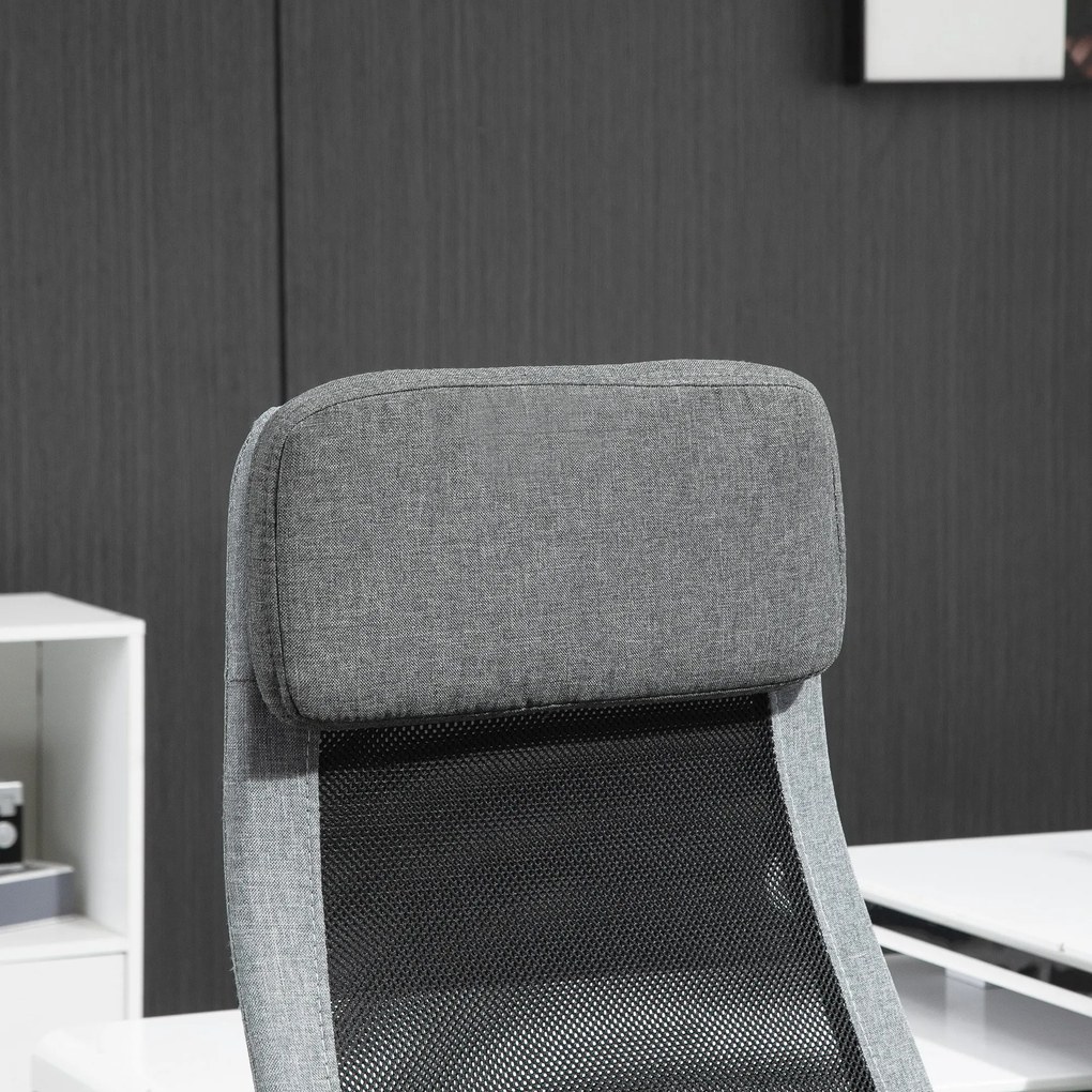 Vinsetto Scaun birou ergonomic, inaltime reglabila, 65x60x119-129cm | Aosom Romania