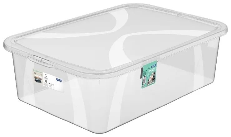 Cutie de depozitare din plastic cu capac 29 l Lona - Rotho