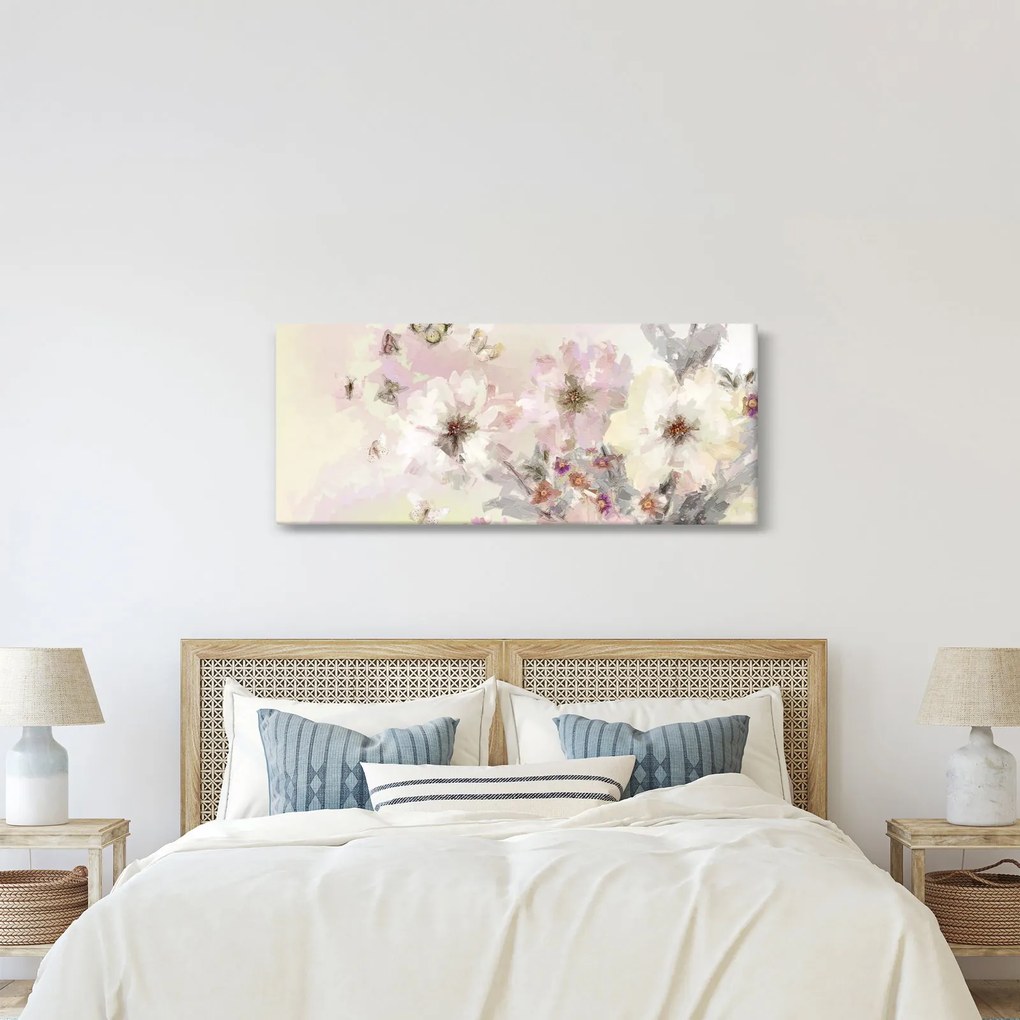 Tablou - Flori,pictură (120x50 cm)