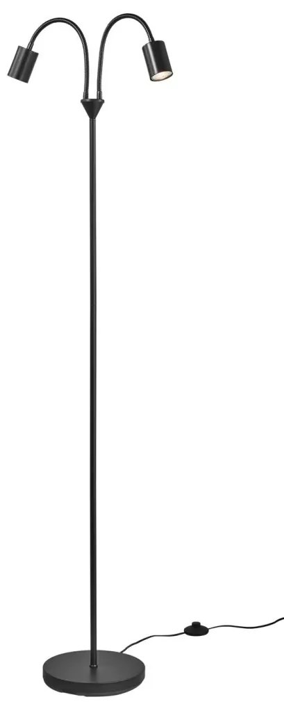 Lampadar, lampa de podea design contemporan Explore negru