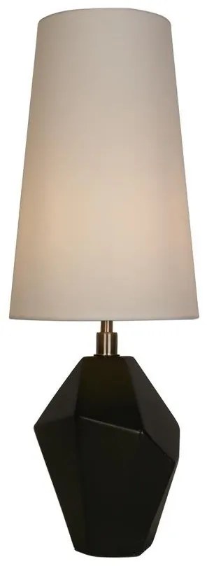 Veioza/Lampa de masa decorativa Apex negru/alb